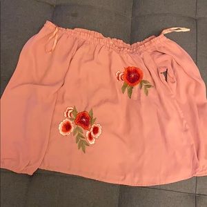 Off the shoulder shirt